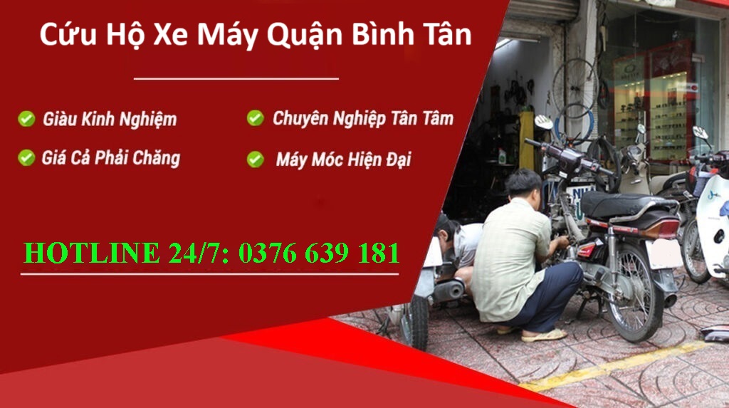 Cứu hộ xe máy Quận Bình Tân