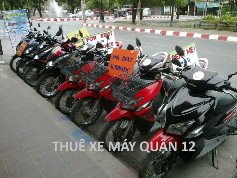 thuê xe máy quận 12