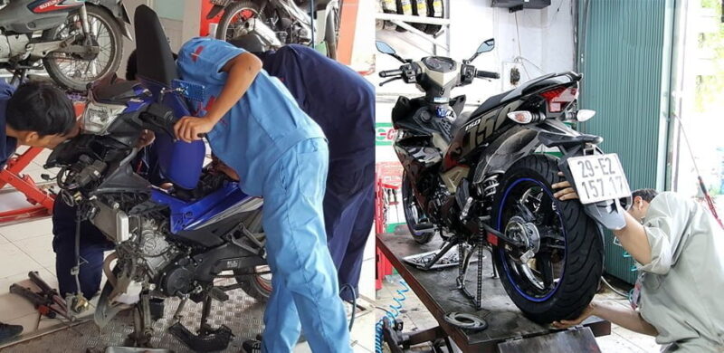 cứu hộ xe máy exciter