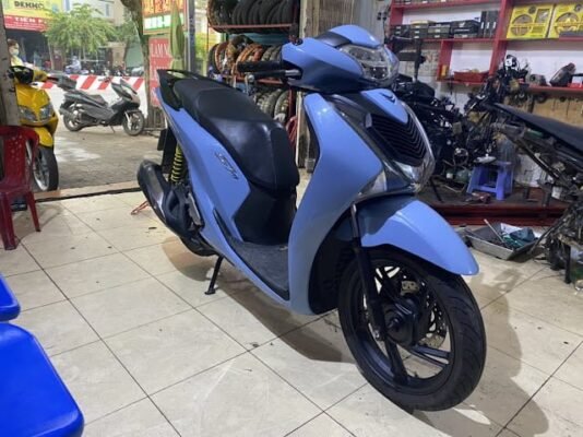 sơn xe máy cần giờ