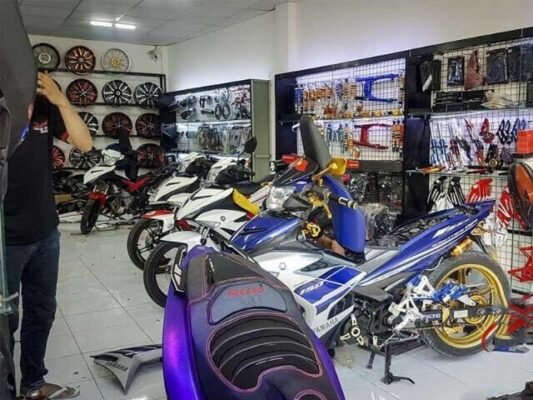 SƠN XE MÁY quận 4