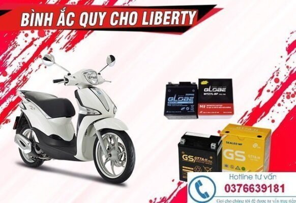 thay bình ắc quy xe liberty