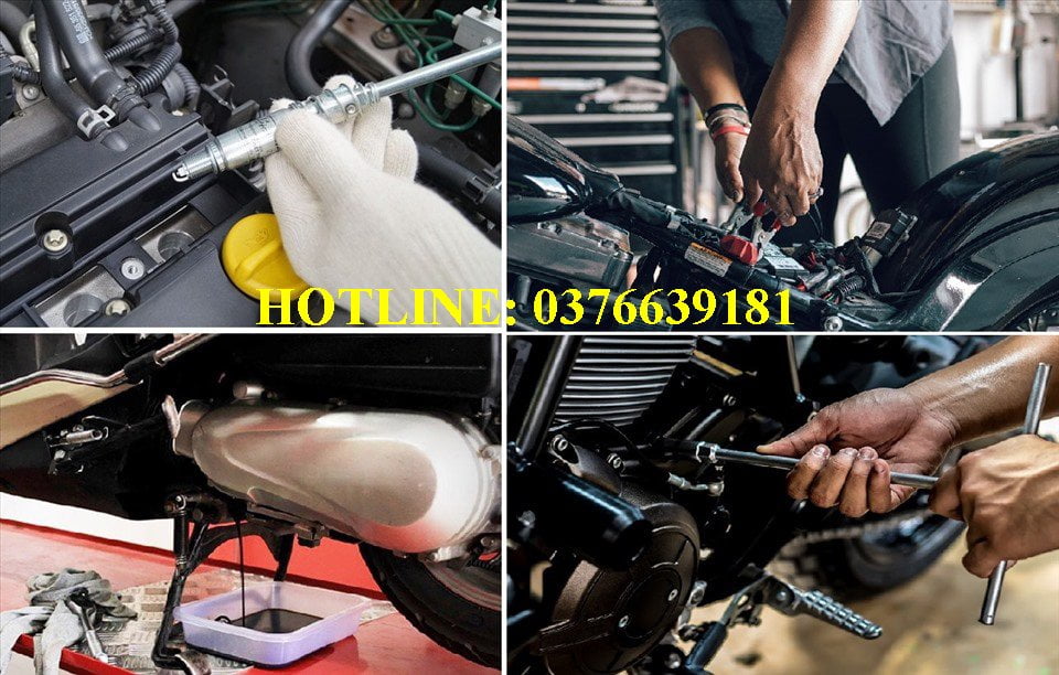 xe máy bị bó biên 