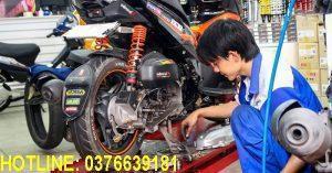 làm hơi xe máy