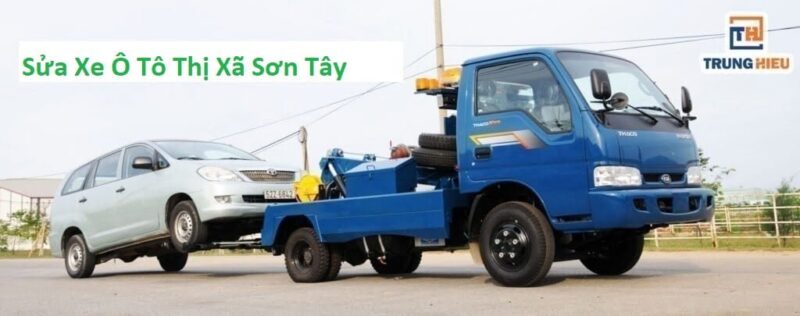 sửa xe ô tô sơn tây