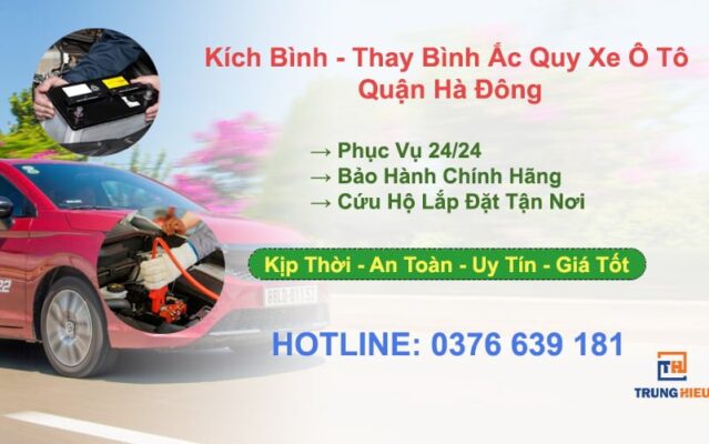 Kích Bình Ắc Quy Xe Ô Tô Hà Đông