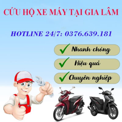 cứu hộ xe máy gia lâm