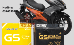 thay bình ắc quy xe nvx