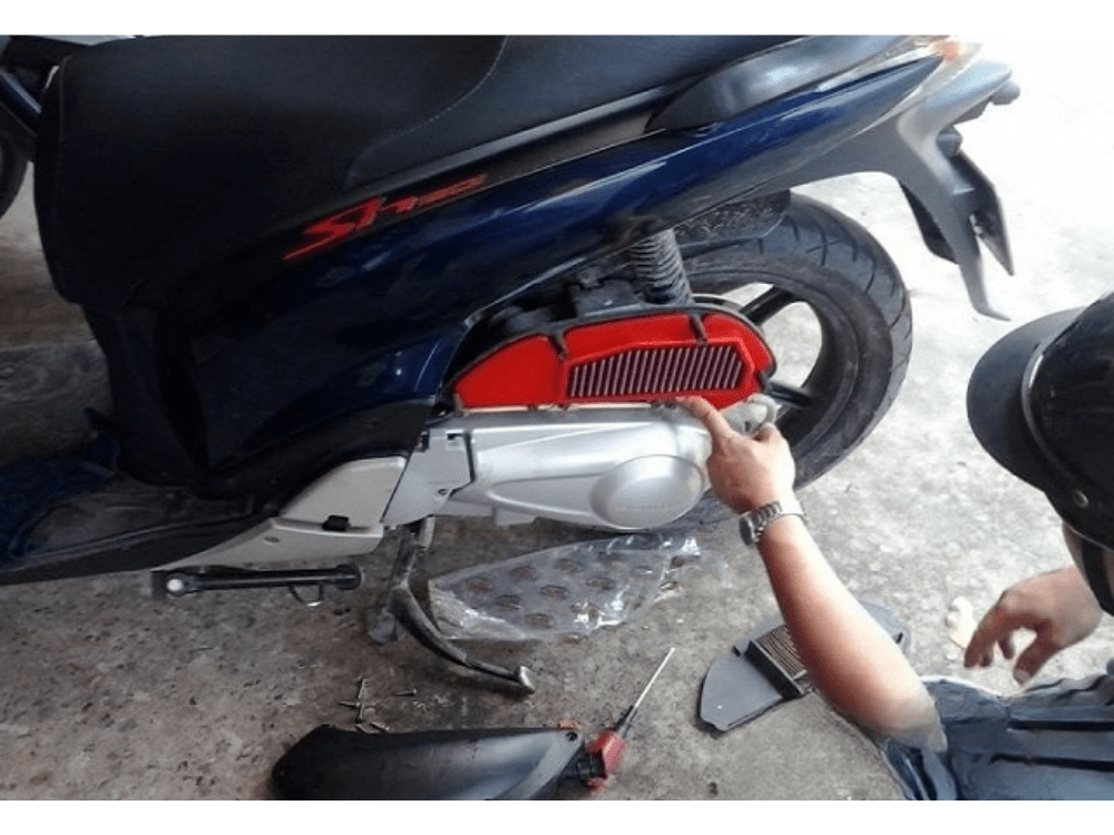 Vệ Sinh Lọc Gió Xe Máy đúng cách