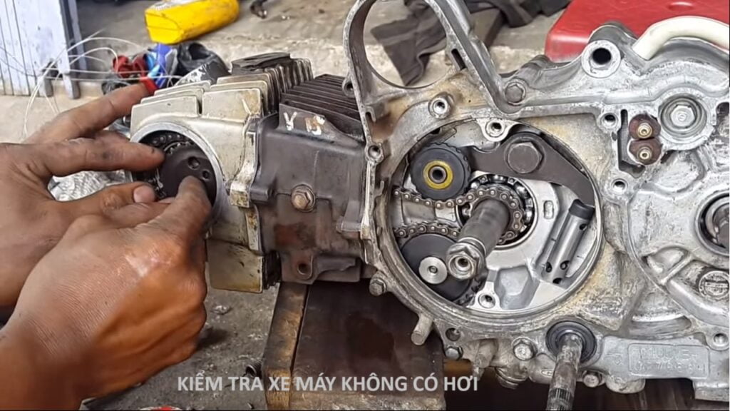 sửa xe máy đạp không có hơi