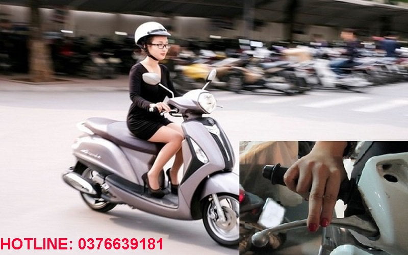 xe tay ga bị mất phanh