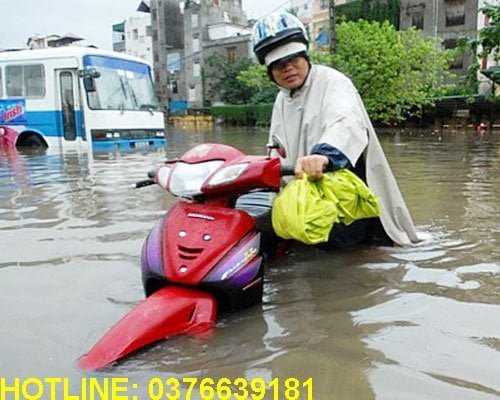 cách khắc phục khi pô xe máy ngấm nước