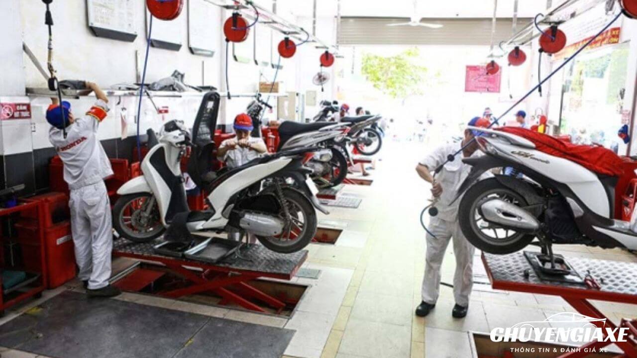 xe sh nổ không lên điện