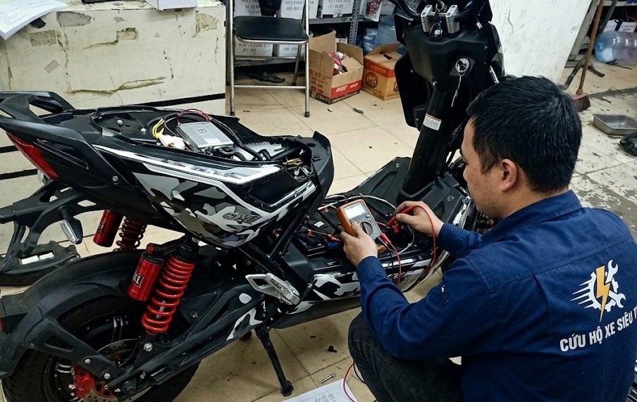 sửa xe đạp điện quận ba đình tại nhà