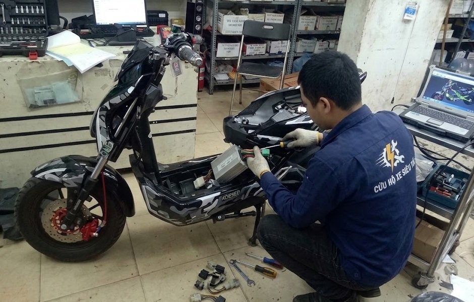 sửa xe đạp điện quận ba đình
