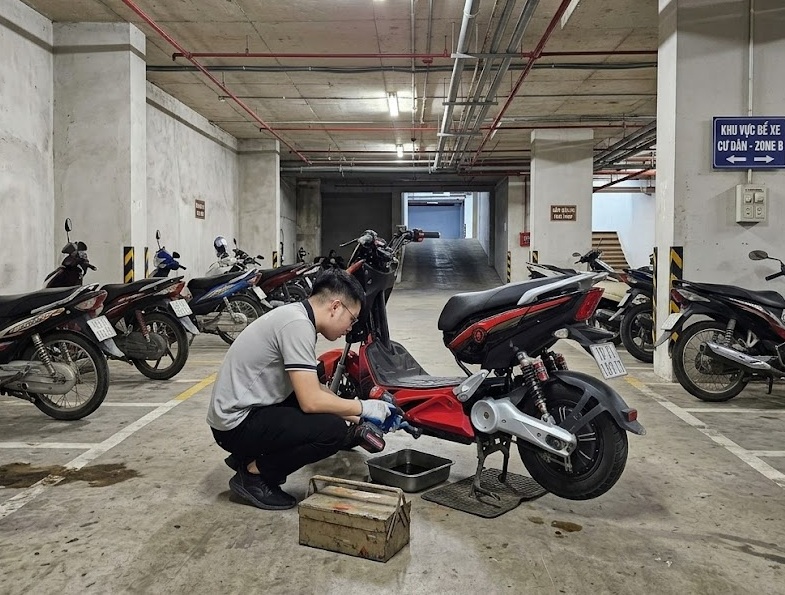 thợ sửa xe đạp điện quận hoàng mai chuyên nghiệp