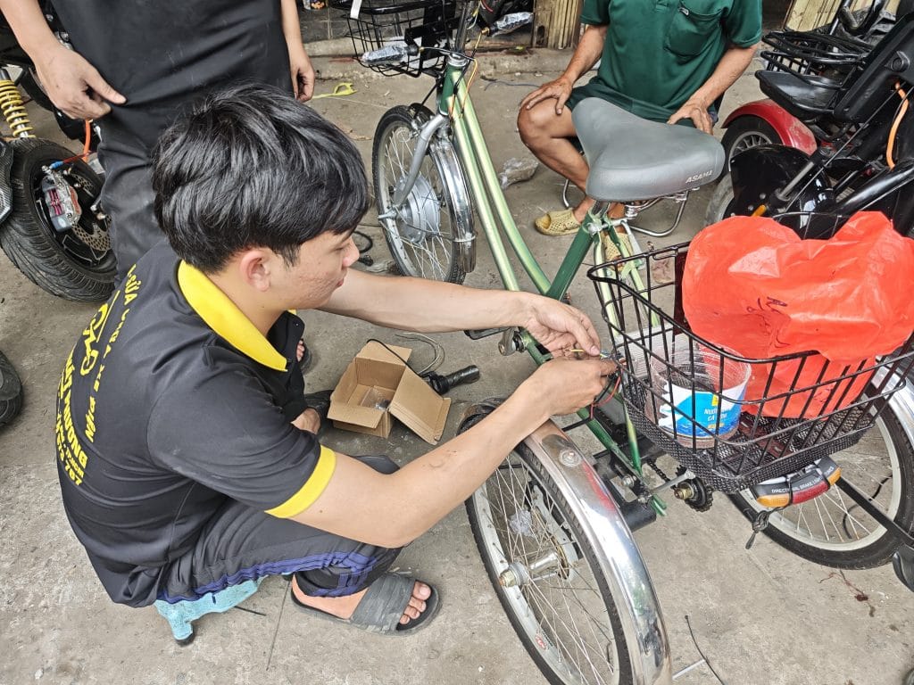 thợ sửa xe đạp điện quận ngô quyền