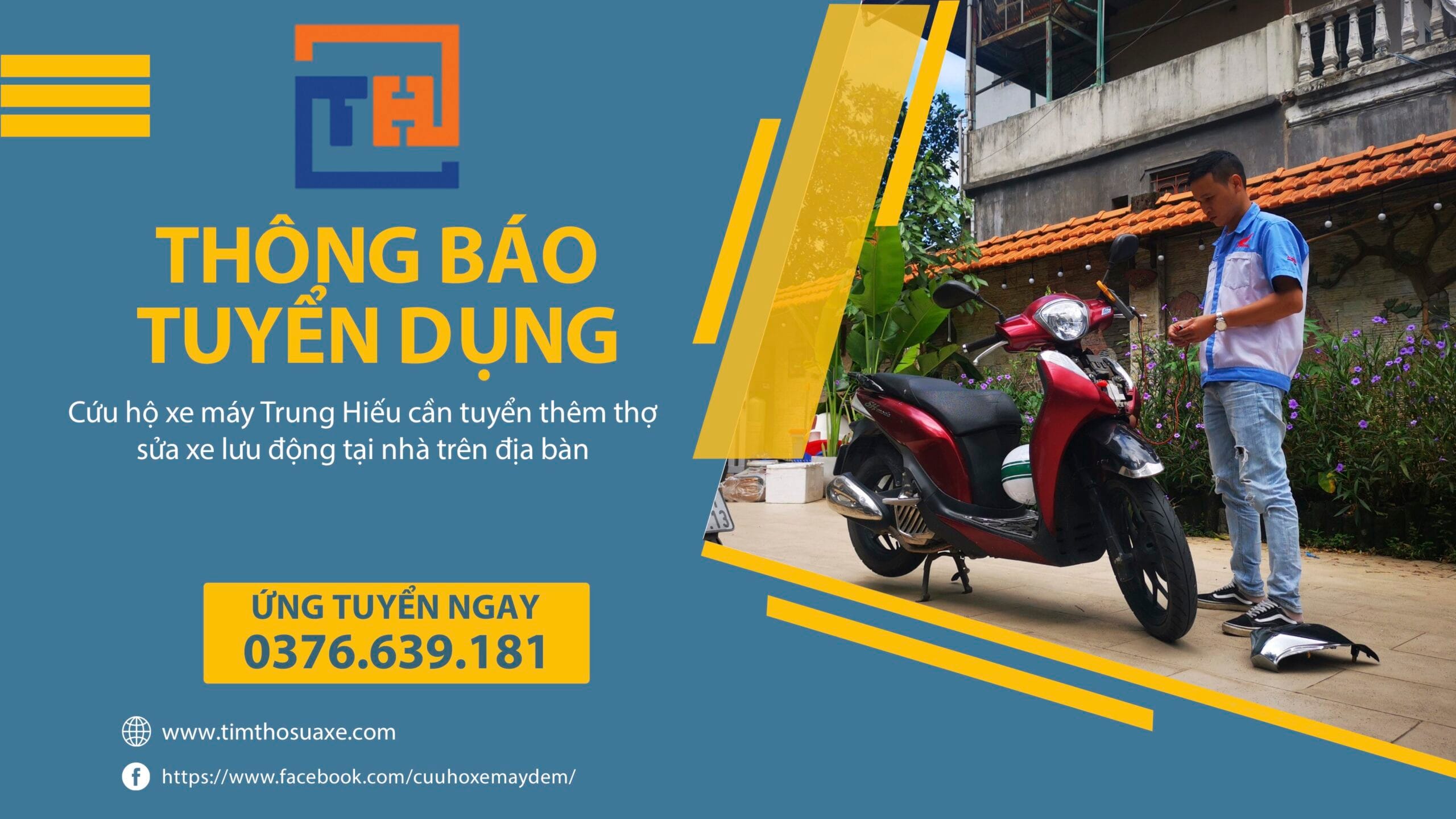 tuyển thợ sửa xe máy