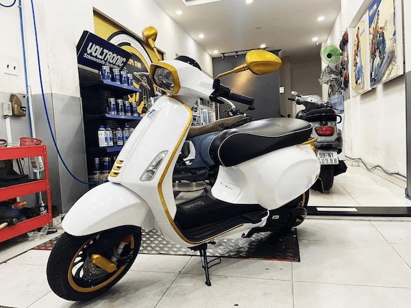 Những cách Tân Trang Xe Vespa đẹp bền