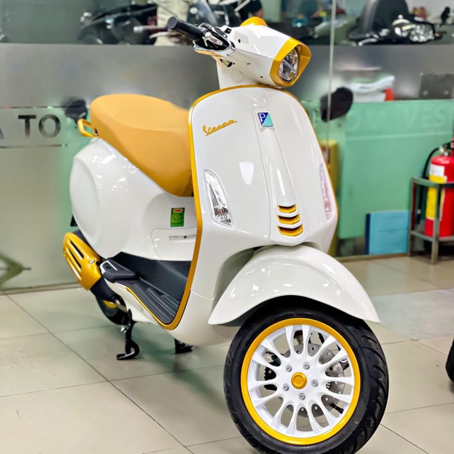 cách Tân Trang Xe Vespa