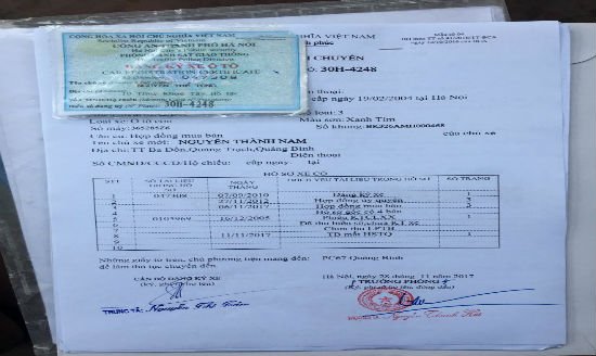 các rút hồ sơ gốc xe máy