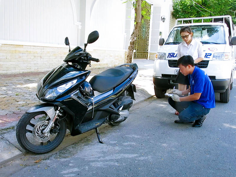 cứu hộ xe máy quận lê chân
