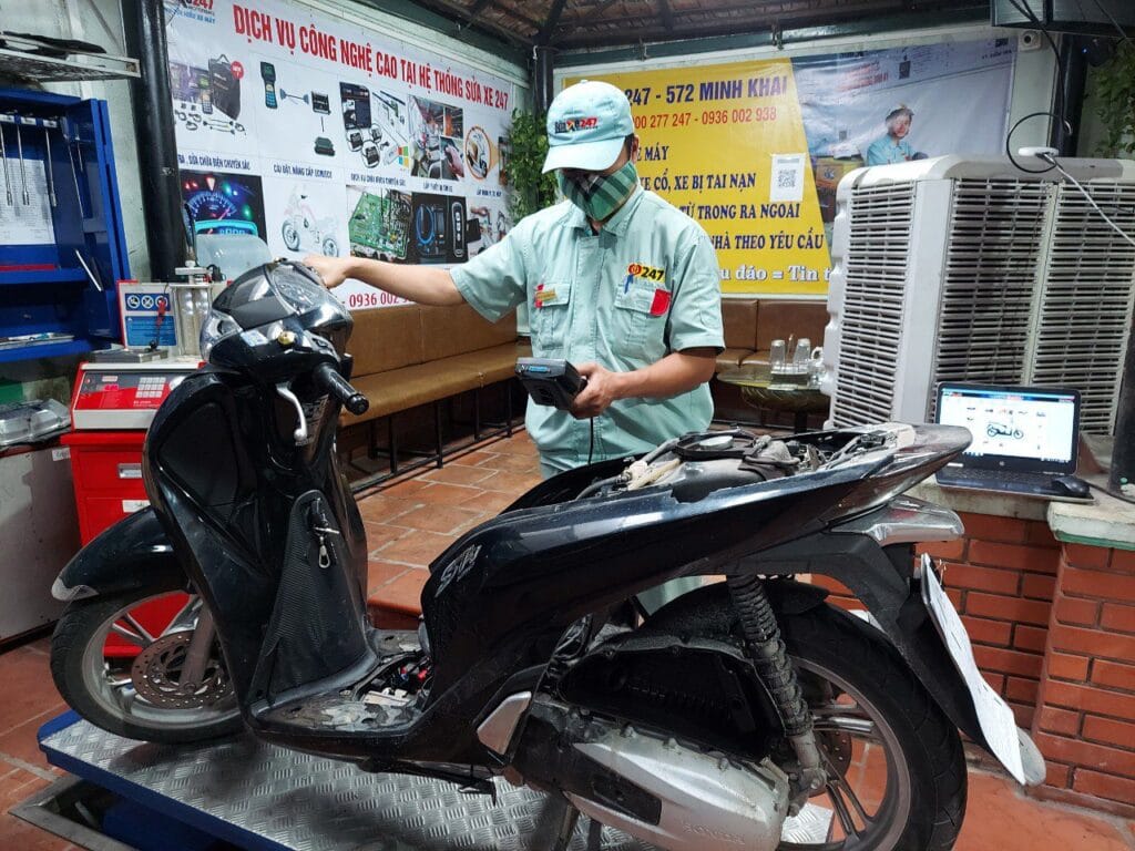 sửa xe sh