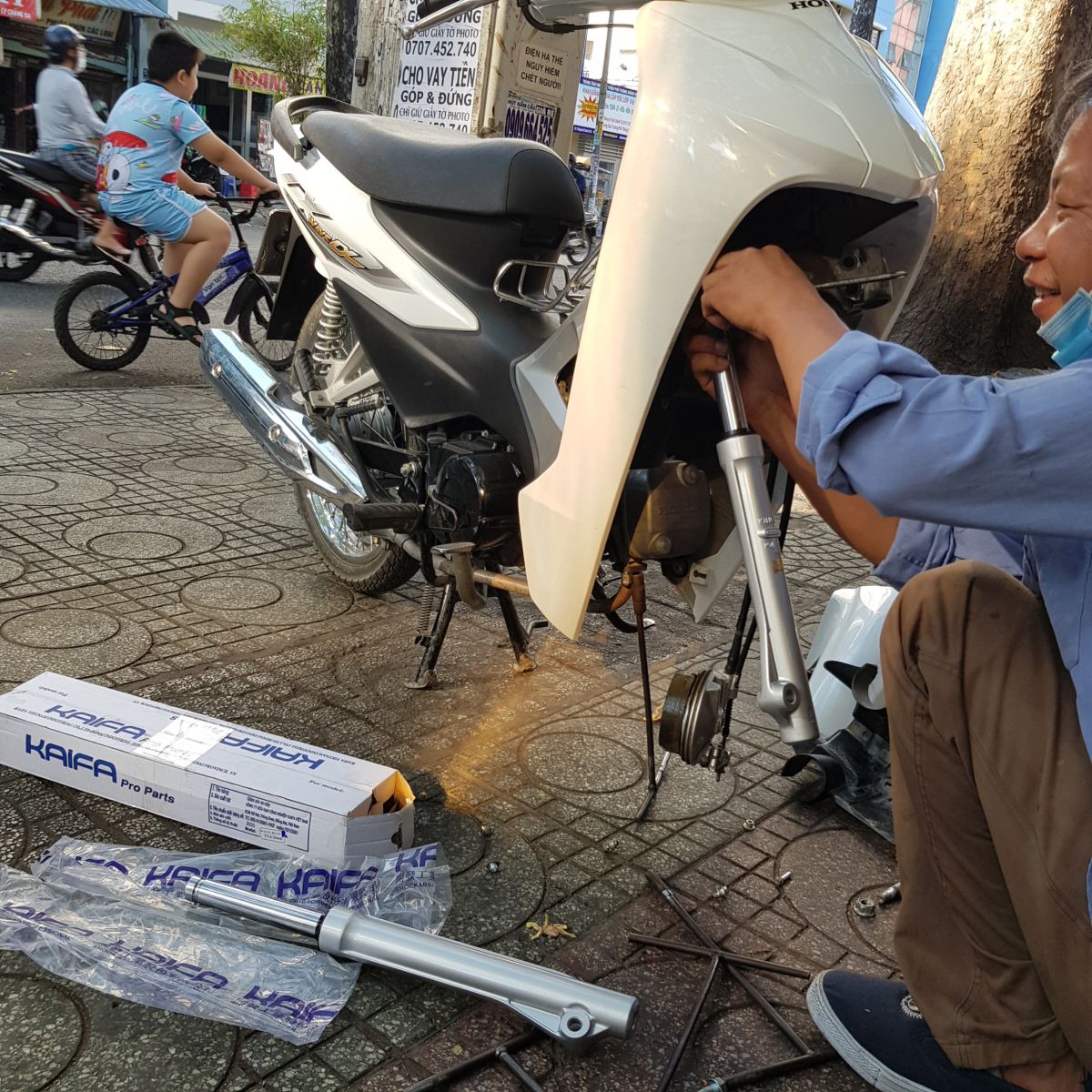 sửa xe wave