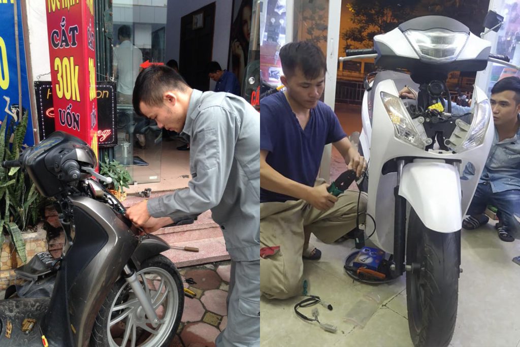 sửa xe sh