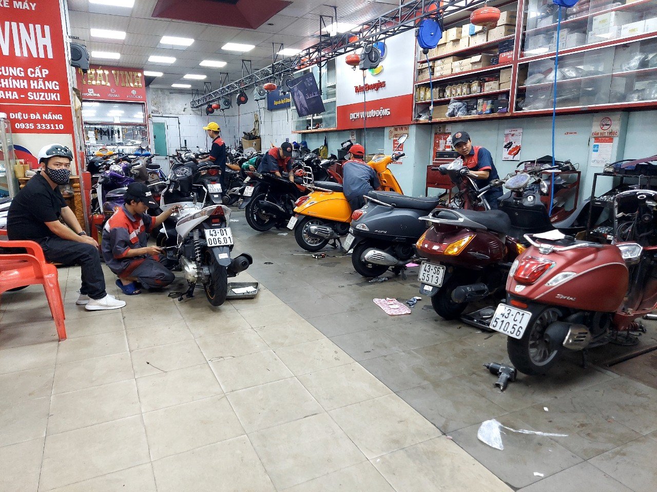 sửa xe máy piaggio hà nội