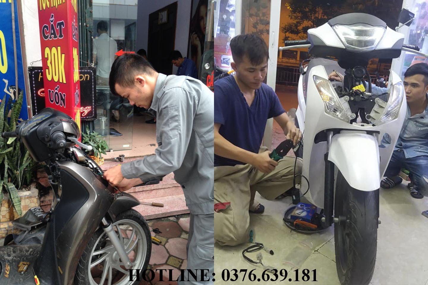 cách xử lý khi xe tay ga kêu cạch cạch