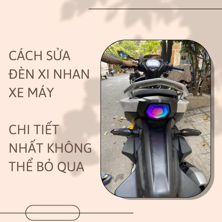 sửa đèn xi nhan xe máy