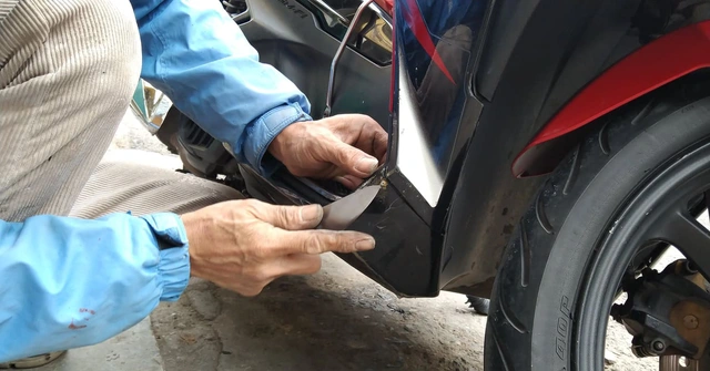 cách hàn nhựa xe máy hiệu quả